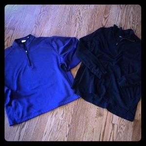 2 good conditioned quarter zips